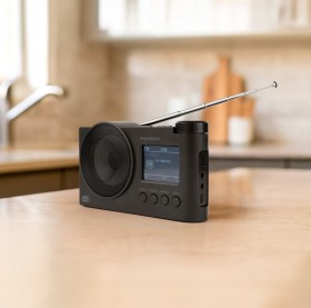 Obrazek 2 dla: Przenośne radio FM DAB+ z funkcją Bluetooth USB Thomson RT400DABBTBK