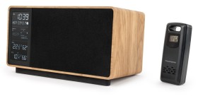 Obrazek dla: Radio FM z funkcją Bluetooth i stacją pogodową Thomson WS202TBK