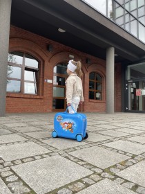 Obrazek 2 dla: Jeżdżąca walizka podróżna Psi Patrol  niebieska mała