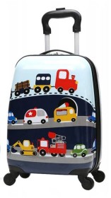 Obrazek dla: Walizka podróżna na kółkach  pojazdy