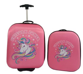 Obrazek dla:  Walizka i plecak w zestawie  jednorożec