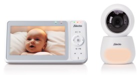 Obrazek dla: Alecto DVM2050  wideo niania elektroniczna z kamerą HD, kolorowym wyświetlaczem i lampką nocną, biała