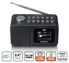 Obrazek dla: Lenco CR625BK  radio DAB+/FM z budzikiem
