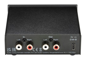 Obrazek 2 dla: ProJect Head Box E Black  wzmacniacz słuchawkowy ze złączami 6,3 mm i 3,5 mm