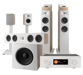 Obrazek dla: JBL system kina domowego5.1.2 Dolby ATMOS MA7100HP + STAGE 260F + 245C + 240B + stojak na kolumny + 240H +220P BIAŁY