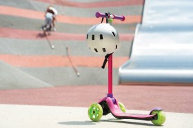 Obrazek 2 dla: Składana hulajnoga Trunki  różowa, mała