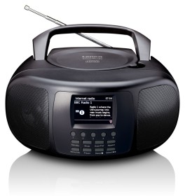 Obrazek dla: Lenco SCD6000BK  Boombox z radiem internetowym i FM/DAB+, CD i Bluetooth
