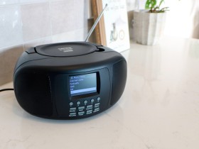 Obrazek 2 dla: Lenco SCD6000BK  Boombox z radiem internetowym i FM/DAB+, CD i Bluetooth