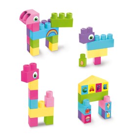 Obrazek 2 dla: Big Blocks klocki 26 el. różowe