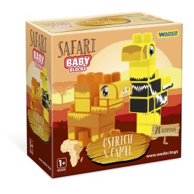Obrazek dla: Baby Blocks Safari klocki struś i wielbłąd