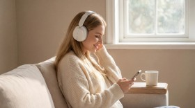 Obrazek 2 dla: Sound Origin SOMIST  Słuchawki Bluetooth z ANC  białe/szare